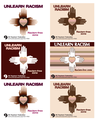 Unlearn Racism Stickers