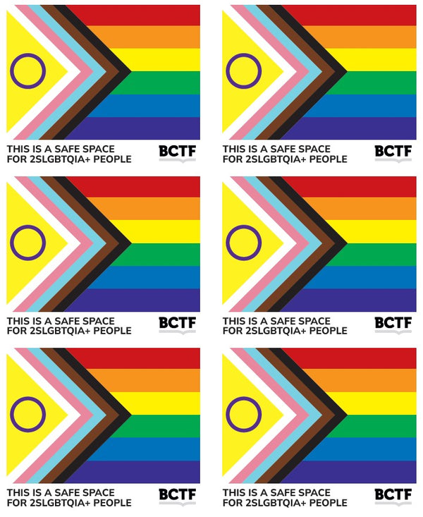 Safe Space Stickers – BCTF Posters and Stickers