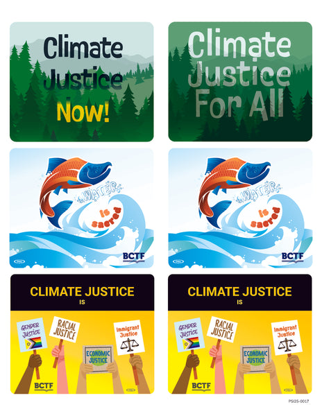 Climate Justice Stickers