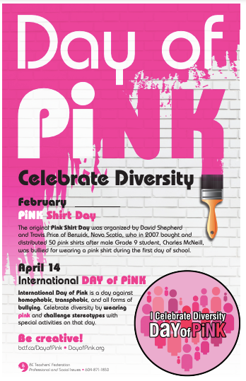 Day of Pink Poster (Elementary)