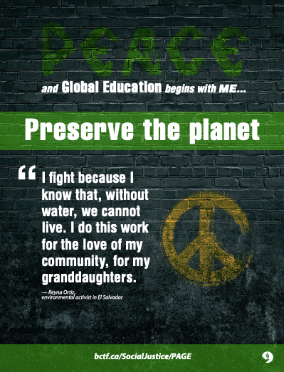 Preserve the Planet Poster